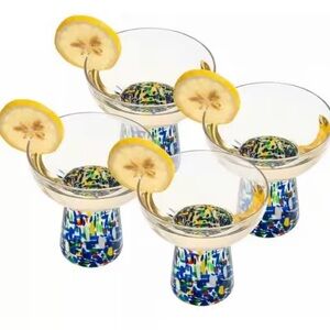 OVENTE Steamless Margarita Glasses Set - 8 oz (Set of 4) - NIB